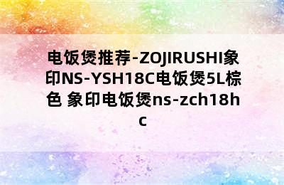 电饭煲推荐-ZOJIRUSHI象印NS-YSH18C电饭煲5L棕色 象印电饭煲ns-zch18hc